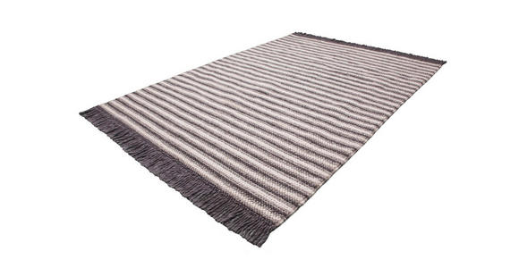 WEBTEPPICH 80/150 cm Anthrazit, Naturfarben  - Anthrazit/Naturfarben, Basics, Textil (80/150cm) - Novel
