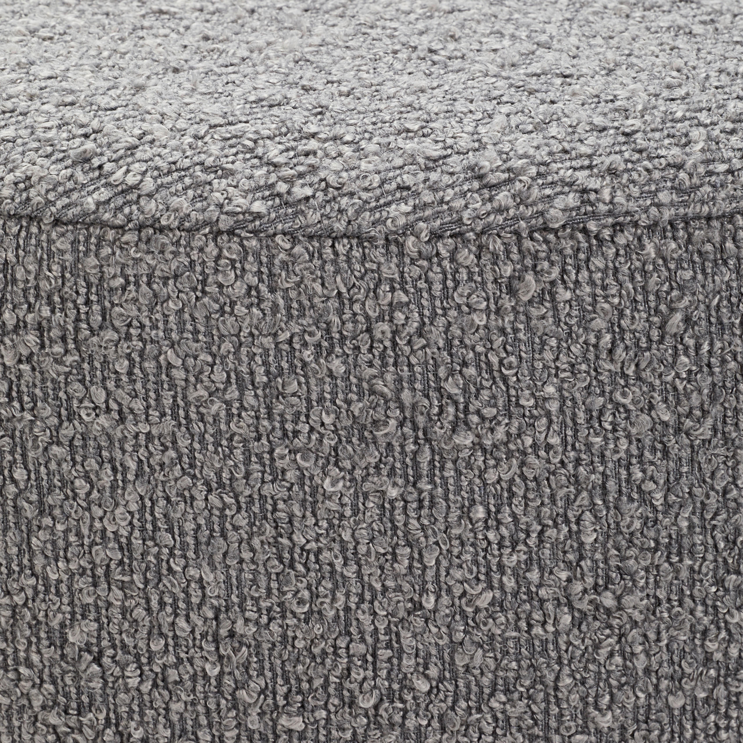 PALL i metall, textil, trämaterial grå - svart/grå, Trend, metall/trämaterial (40/40/40cm) - Xora
