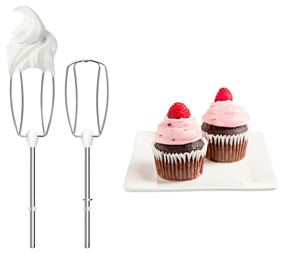 HANDMIXER  - Weiß, Basics, Kunststoff (11,4/21,7/21cm) - Tefal
