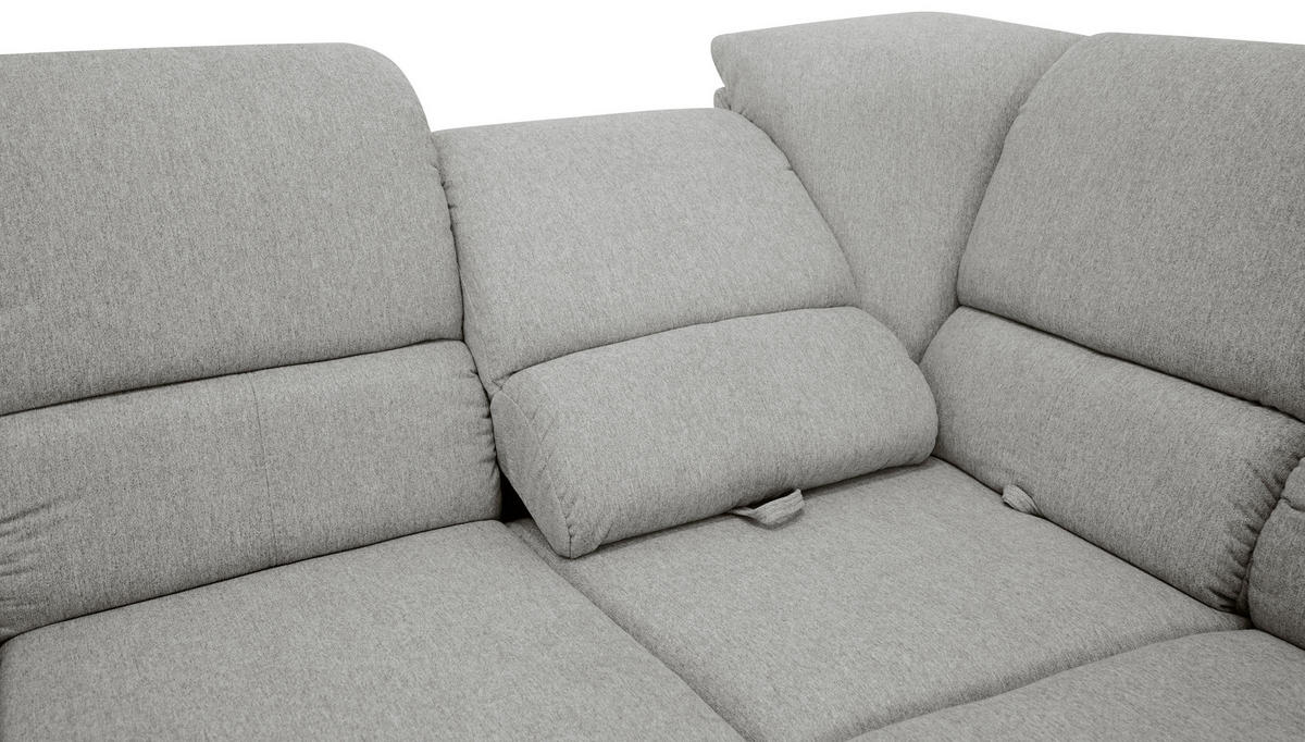 ECKSOFA in Grau  - Grau, Design (270/219cm) - Livetastic