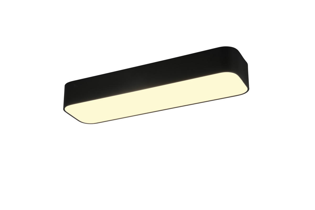 LED-TAKLAMPA Asterion 21 W 50/14/7 cm  - svart, Basics, metall (50/14/7cm)