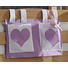 BETTTASCHE - Flieder/Weiß, Design, Textil (50/28/2cm) BETTTASCHE - Flieder/Weiß, Design, Textil (50/28/2cm)