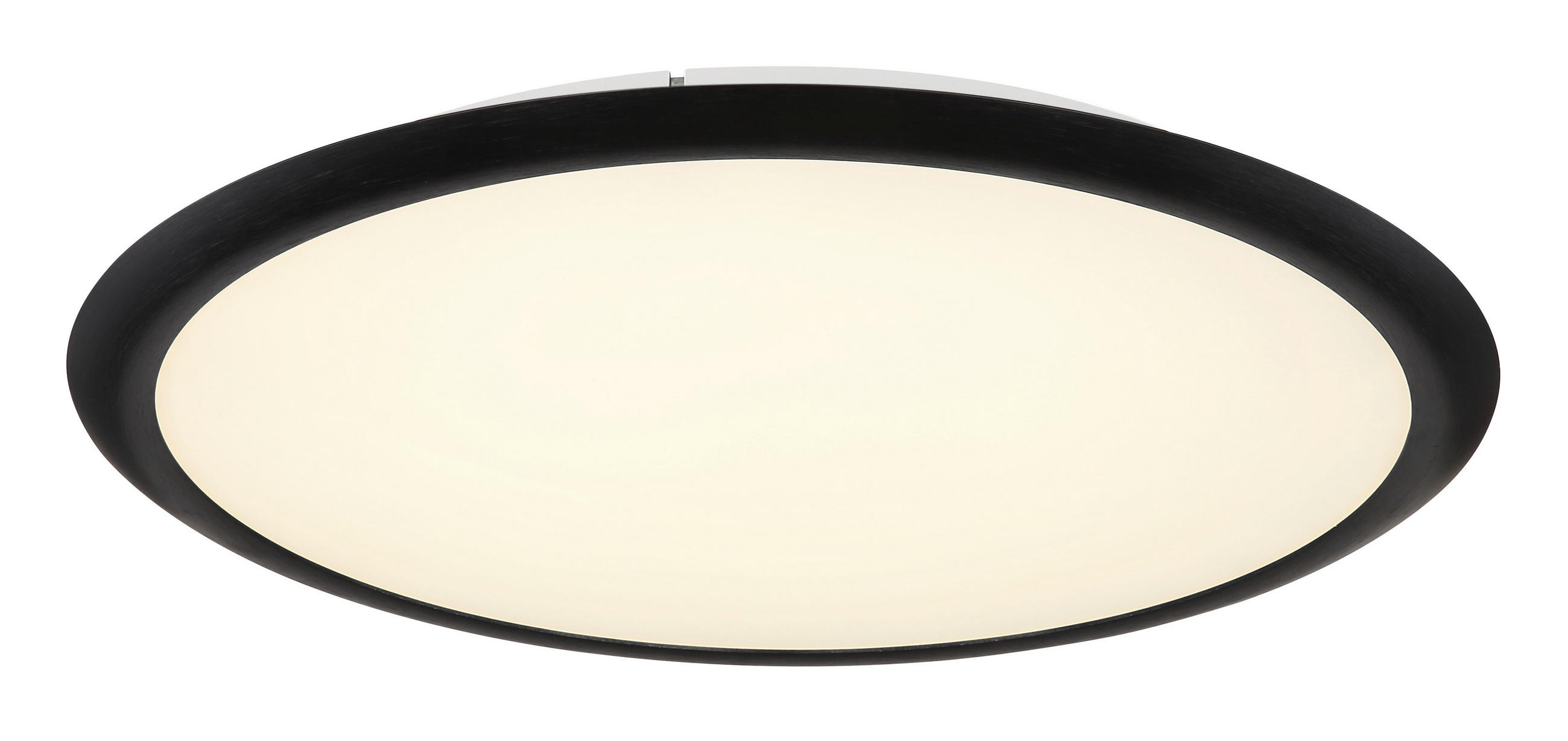 LED-DECKENLEUCHTE  50,8/5 cm    - Opal/Grau, Konventionell, Kunststoff/Metall (50,8/5cm) - Globo