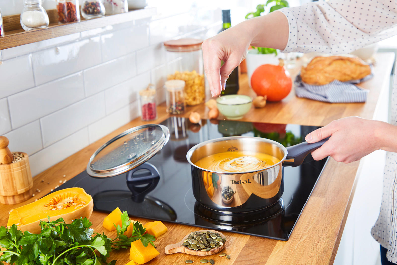 KOZICA  Daily Cook   kovina  26 cm  - Basics, kovina/steklo (26cm) - Tefal