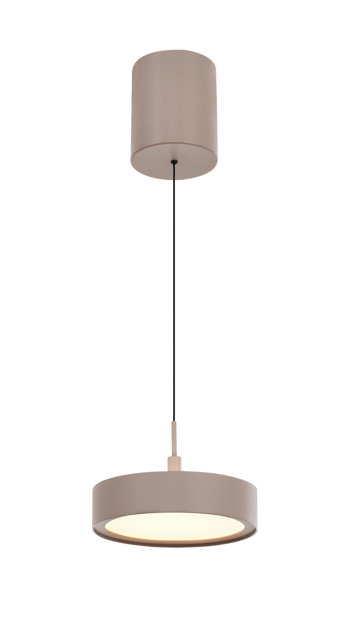 LED-HÄNGELEUCHTE Valensole 17,5/150/17,5 cm  - Sandfarben, Design, Metall (17,5/150/17,5cm)
