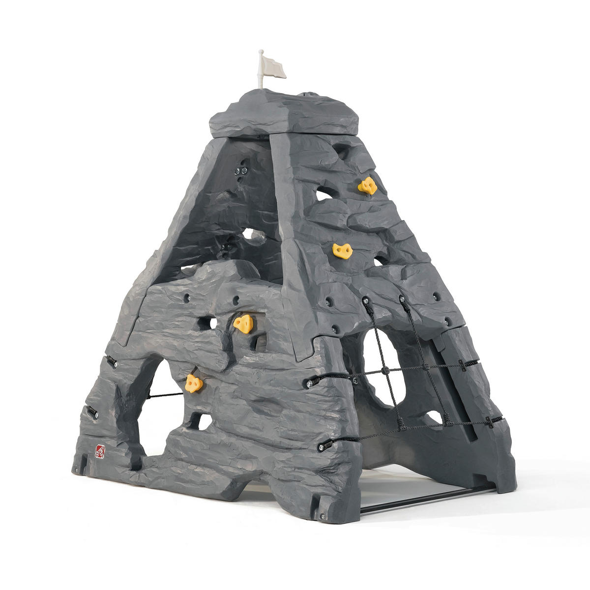KLETTERFELS SKYWARD SUMMIT Step2  - Grau, KONVENTIONELL, Kunststoff (203,2/203,2/132,1cm) - Ambia Garden