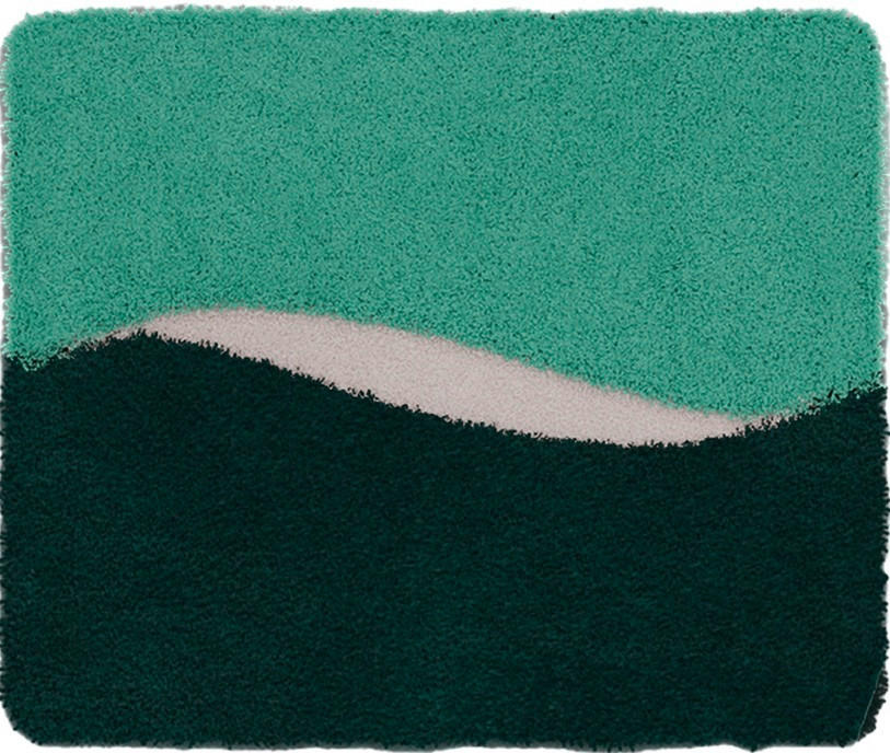 BIDET-VORLEGER Mintgrün 50/60 cm  - Mintgrün, Basics, Kunststoff/Textil (50/60cm) - Grund