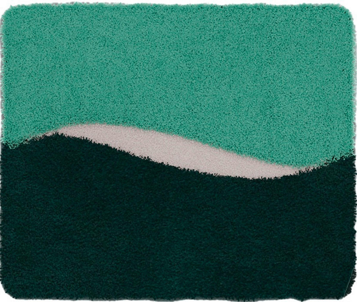 BIDET-VORLEGER Mintgrün 50/60 cm  - Mintgrün, Basics, Kunststoff/Textil (50/60cm) - Grund