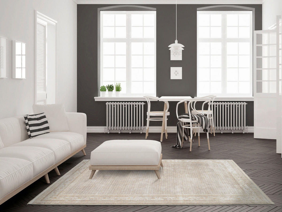 WEBTEPPICH 240/340 cm Monza Goldfarben, Beige rechteckig  - Beige/Goldfarben, KONVENTIONELL, Textil (240/340cm) - Dieter Knoll