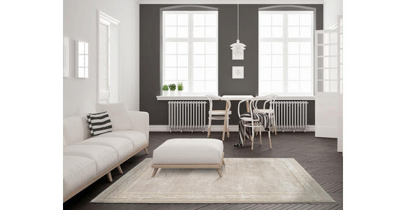 WEBTEPPICH  Wohnzimmer 120/180 cm Monza Goldfarben, Beige rechteckig  - Beige/Goldfarben, KONVENTIONELL, Textil (120/180cm) - Dieter Knoll