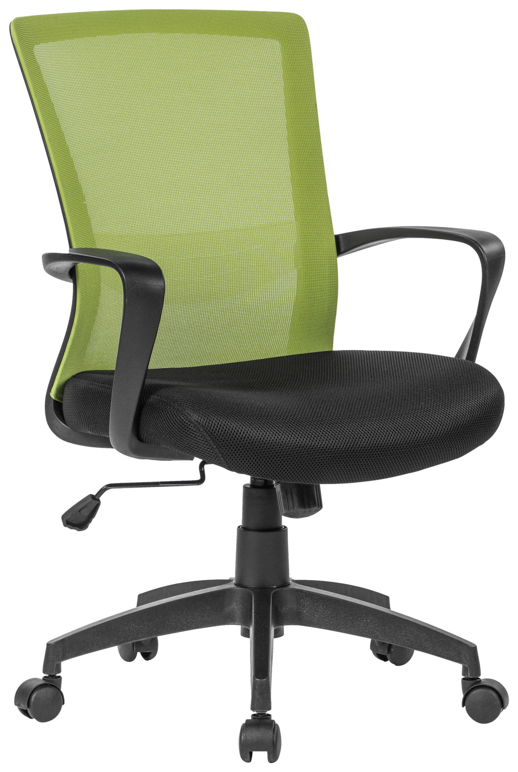 Carryhome Jugenddrehstuhl Grün, Schwarz 57x90.5-98x59 cm