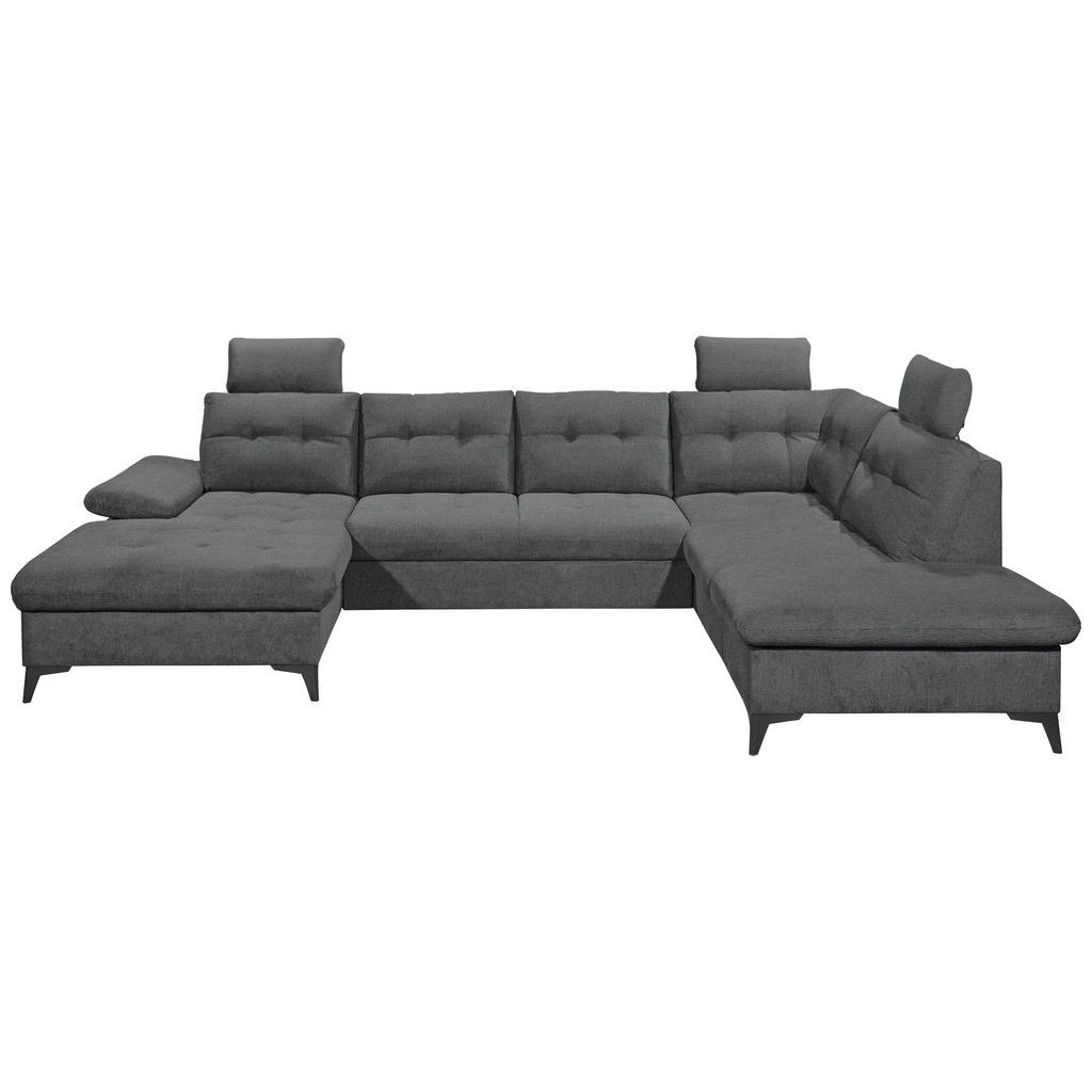 Wohnlandschaft Durban U Graphitfarben U:170/324/218 Cm