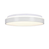 LED-TAKLAMPA Texas 34/34/6 cm  - vit, Klassisk, metall/plast (34/34/6cm)