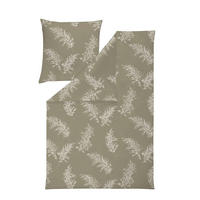 BETTWÄSCHE 2-teilig Atelier Interlock-Jersey 140/200 cm  - Olivgrün, Basics, Textil (140/200cm) - Estella