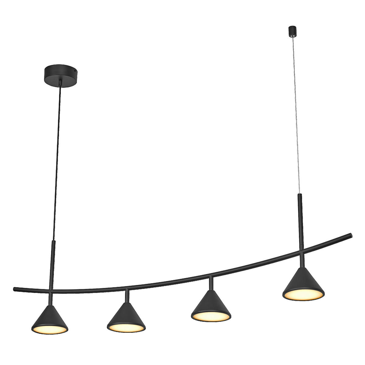 LED-HÄNGELEUCHTE 120.5/14/150 cm   - Basics, Metall (120.5/14/150cm) - Osram