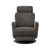 RELAXSESSEL in Textil Graubraun  - Graubraun/Schwarz, Modern, Textil/Metall (77/105/87-154cm) - Livetastic