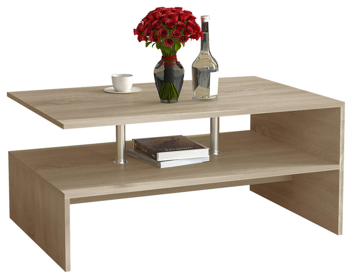 COUCHTISCH in Holzwerkstoff 90/60/42 cm  - Sonoma Eiche, Design, Holzwerkstoff (90/60/42cm) - MID.YOU