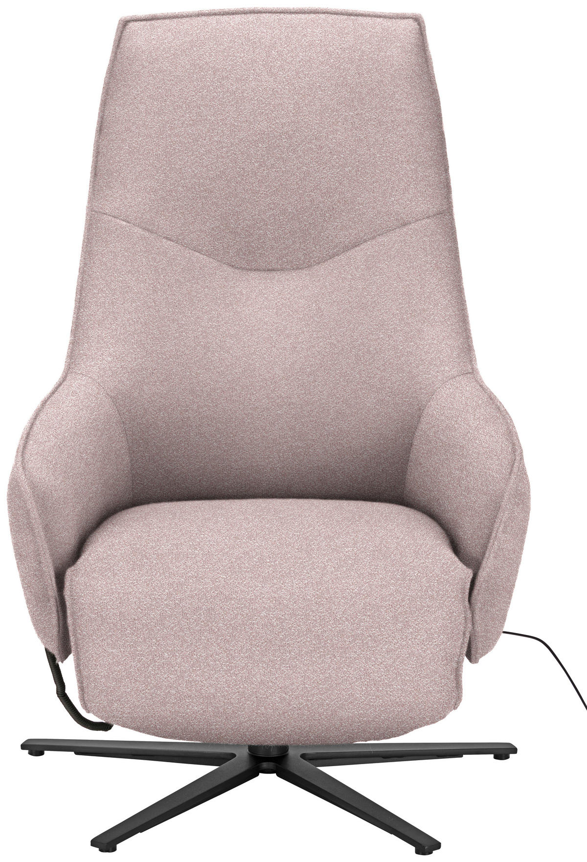 RELAXSESSEL in Textil Rosa  - Anthrazit/Rosa, Design, Textil/Metall (70/112/85cm) - Himolla Komfortklass