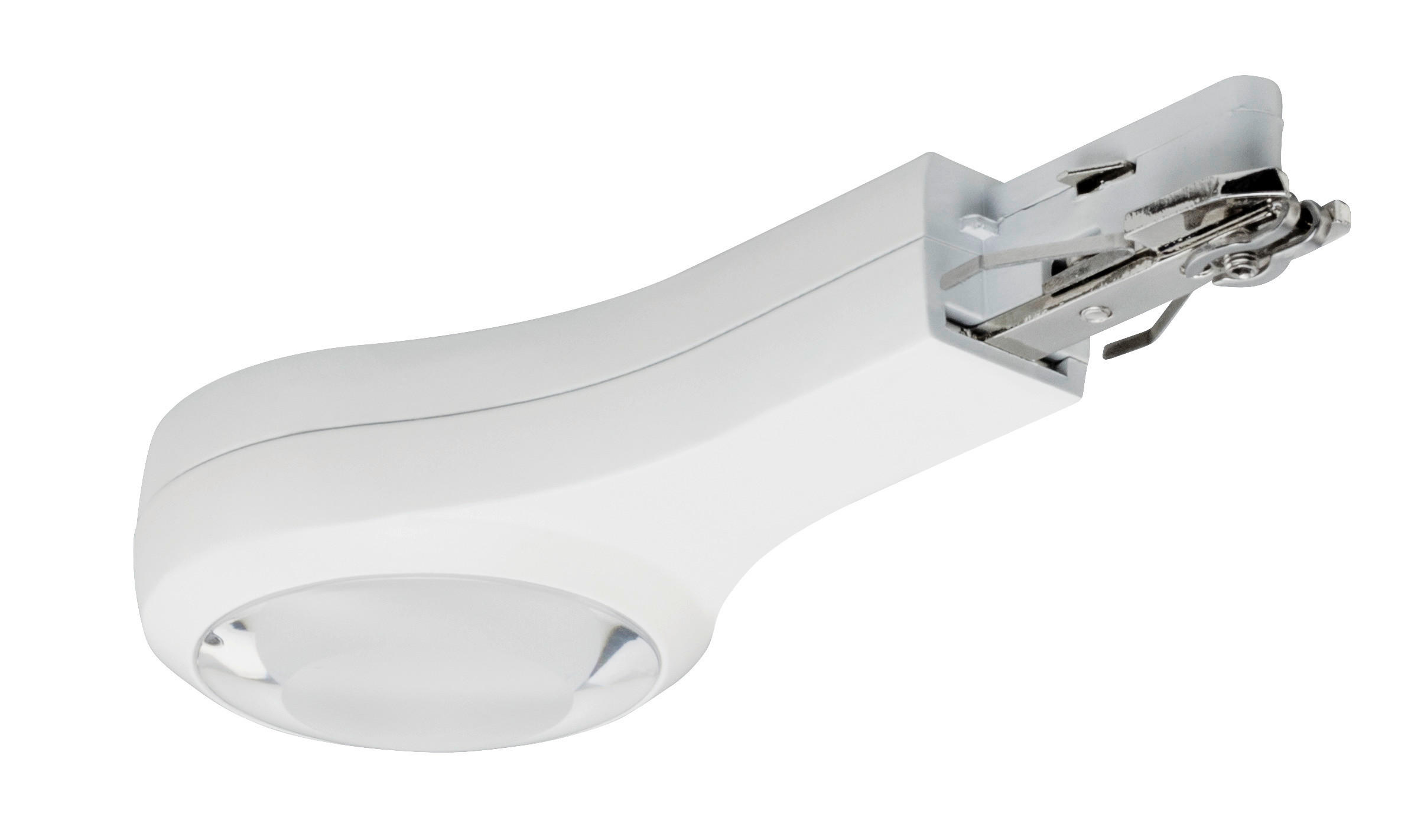 SCHIENENSYSTEM-ENDKAPPE - Weiß, Design, Metall (14,1/2,7/5,7cm) - Paulmann