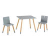 KINDERSITZGRUPPE roba Grau, Naturfarben  - Naturfarben/Grau, Basics, Holz/Holzwerkstoff - Roba