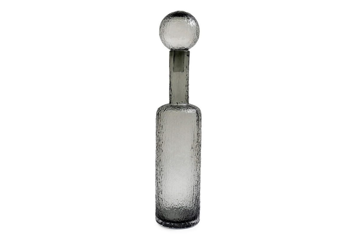 SOŠKA - šedá, Basics, sklo (12,5/12,5/56cm)