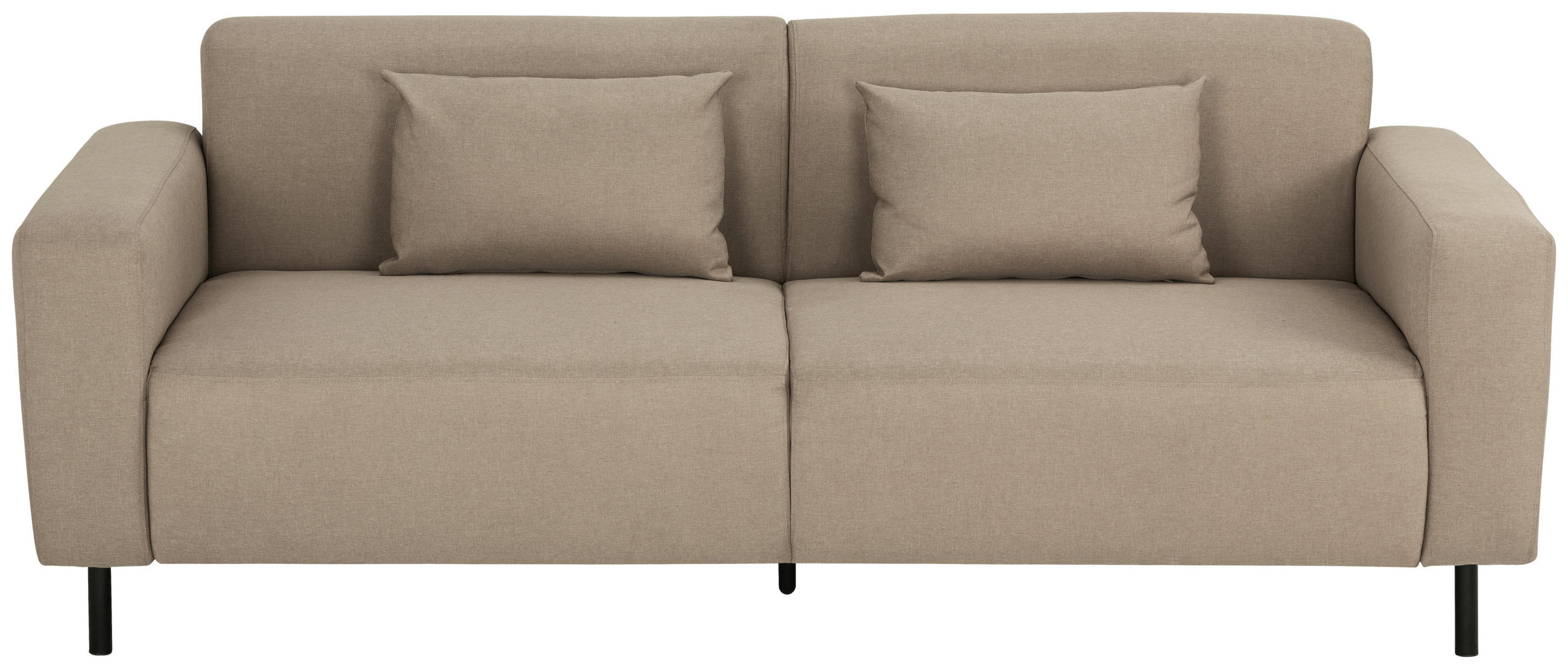 P & B DVOUMÍSTNÁ POHOVKA, textil, béžová