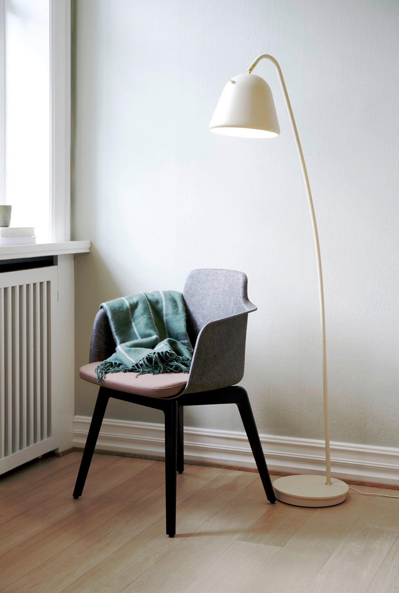 STEHLEUCHTE 26,5/61,2/148 cm    - Beige, Trend, Metall (26,5/61,2/148cm) - Nordlux