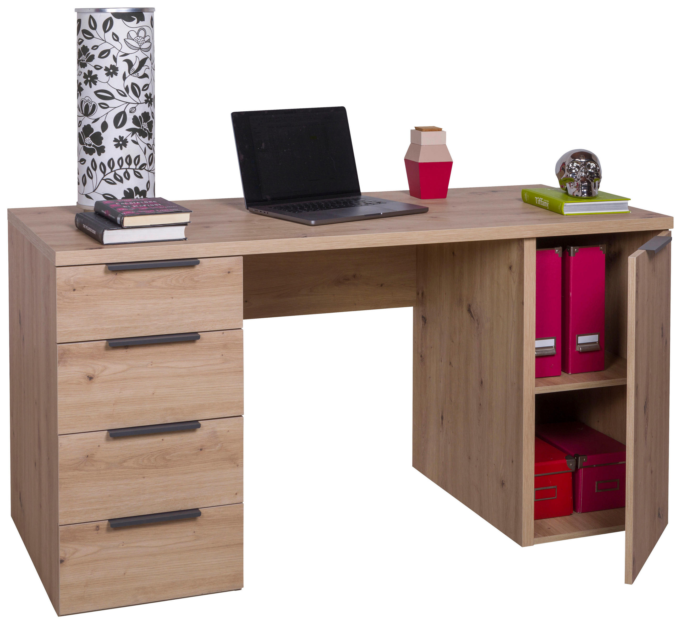 RADNI STO    - Osnovno, metal/pločasti materijal (145,9/75,4/59,6cm) - Carryhome