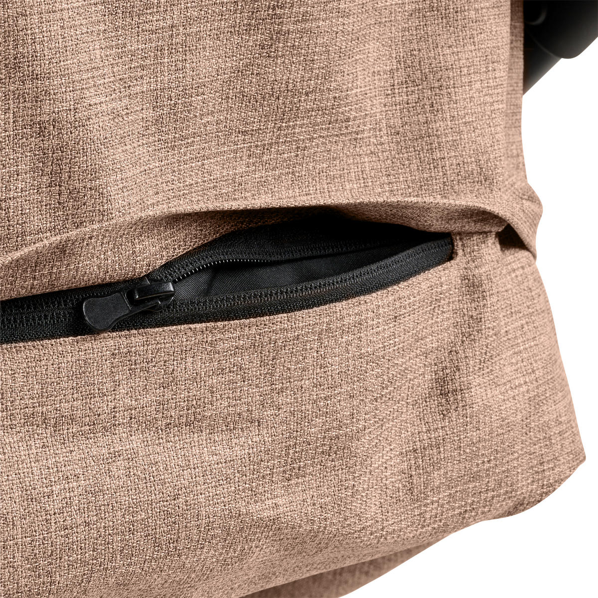 BUGGY  - Beige/Schwarz, Trend, Kunststoff/Textil (55/56/107cm) - Jimmylee