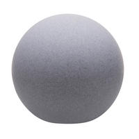 AUßENKUGELLEUCHTE TINT 50 cm  - Grau, Basics, Kunststoff (50cm) - Tint