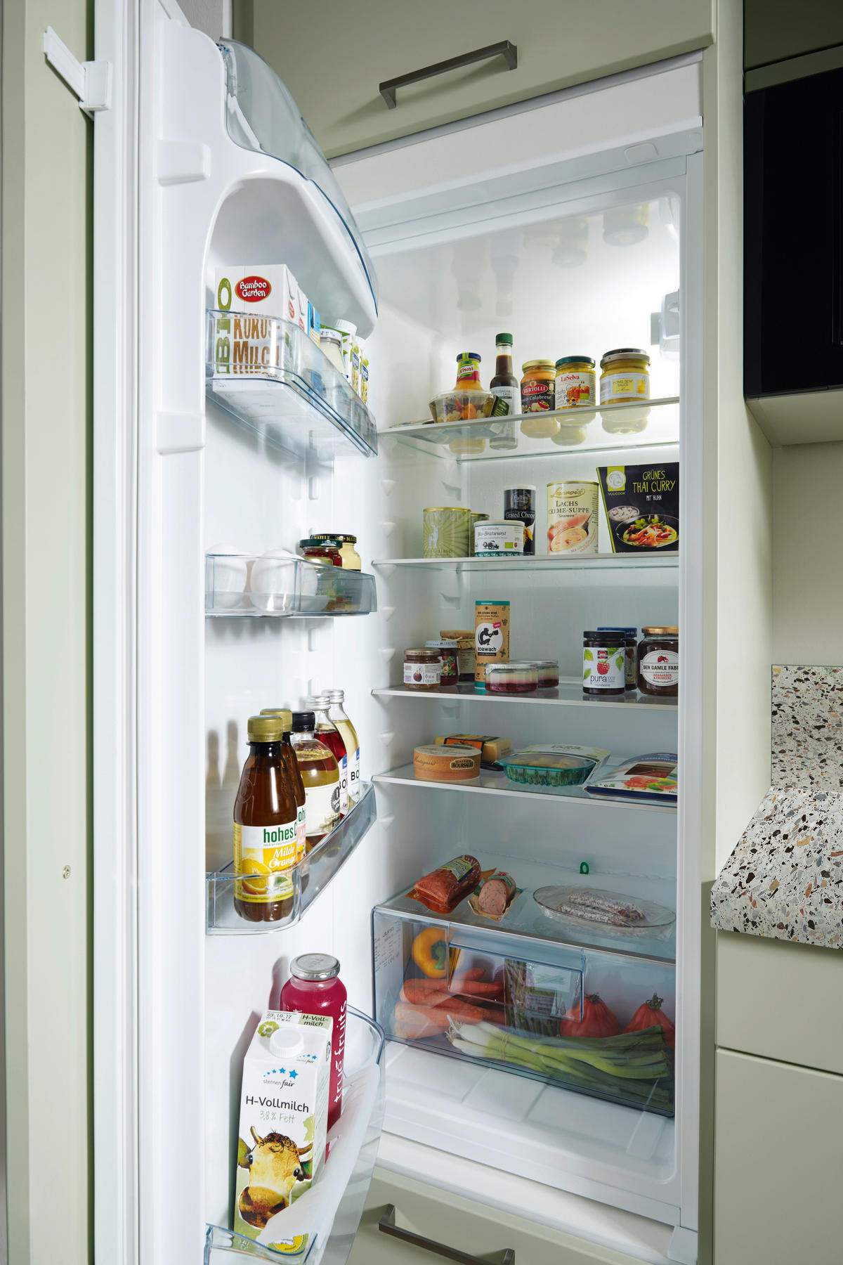 EINBAUKÜCHE   - Design, Holzwerkstoff - Novel