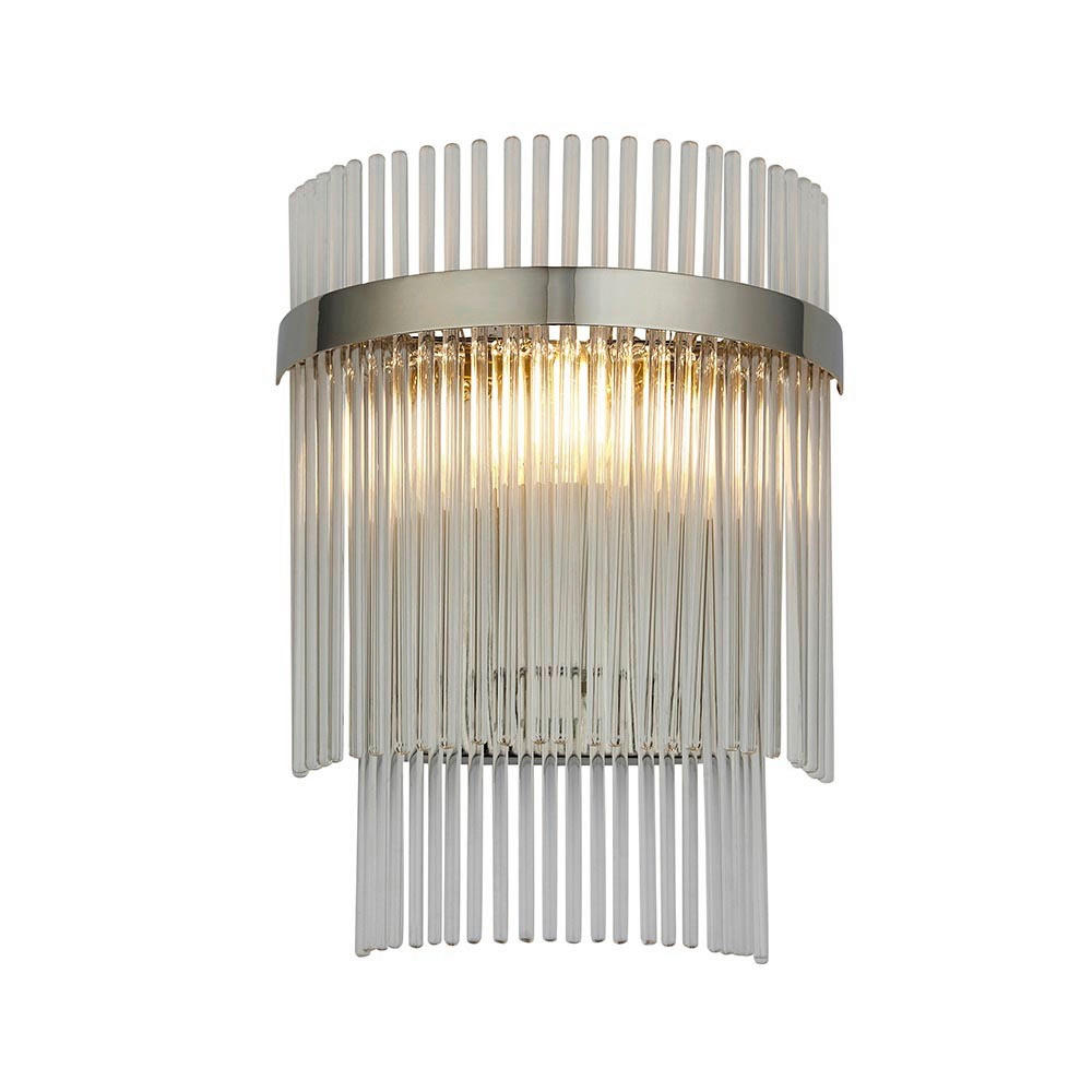 WANDLEUCHTE 19.5/27.6 cm   - Transparent, KONVENTIONELL, Glas (19.5/27.6cm)