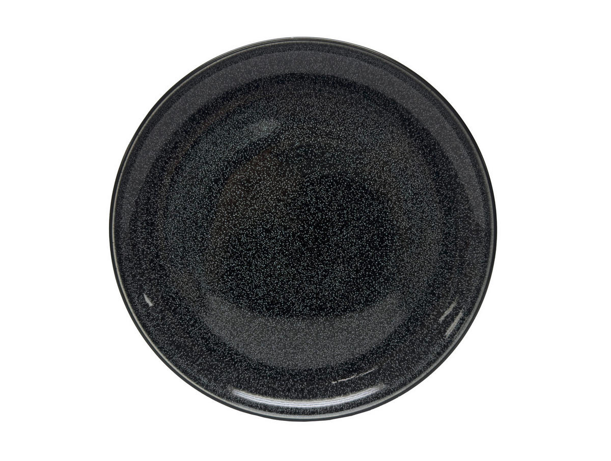 SPEISETELLER Faro Black  26,7 cm   - Schwarz, Design, Keramik (26,7cm) - Novel