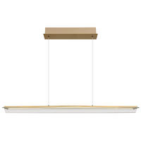 LED-HÄNGELEUCHTE 100/12/150 cm    - Klar/Messingfarben, Design, Glas/Metall (100/12/150cm) - Globo