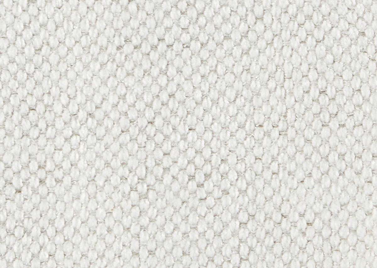 ECKSOFA  in Flachgewebe Weiß  341/204 cm  - Schwarz/Weiß, Design, Textil/Metall (341/204cm) - Xora