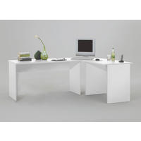 PISAĆI STOL KUTNI  bijela  drvni materijal  - bijela, Konvencionalno, drvni materijal (205/65-155/75cm) - MID.YOU