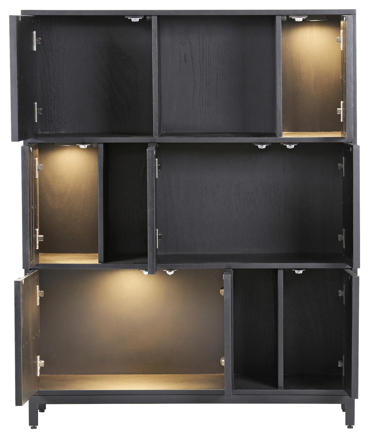 HIGHBOARD  in 108/135/40 cm  - Schwarz, Design, Holz/Holzwerkstoff (108/135/40cm) - Landscape