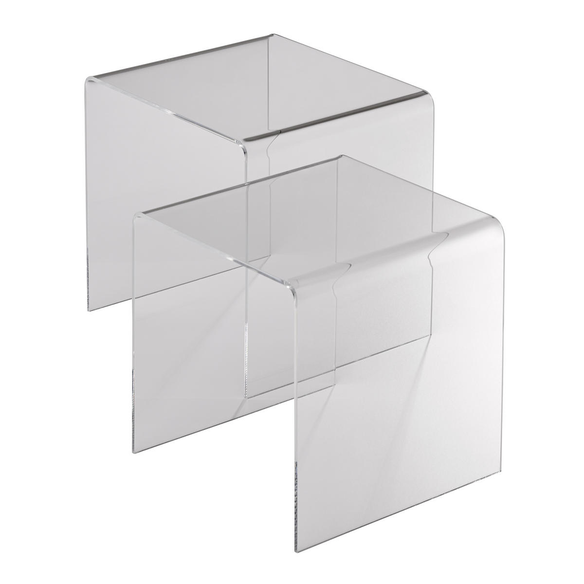 SATZTISCH 40/33/36/33/33 cm Klar  - Klar, Design, Kunststoff (40/33/36/33/33cm)
