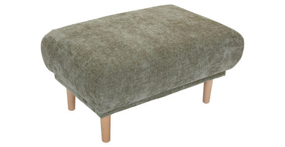 HOCKER Flachgewebe Olivgrün  - Olivgrün, KONVENTIONELL, Holz/Textil (88/49/62cm) - Carryhome