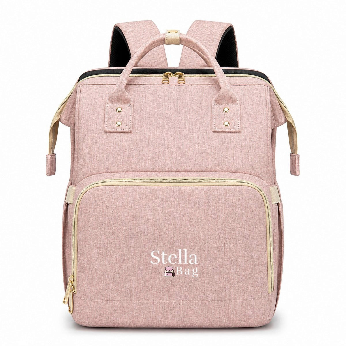 WICKELRUCKSACK Stella Bag Basic  - Altrosa, Basics, Textil (30/40/21cm)