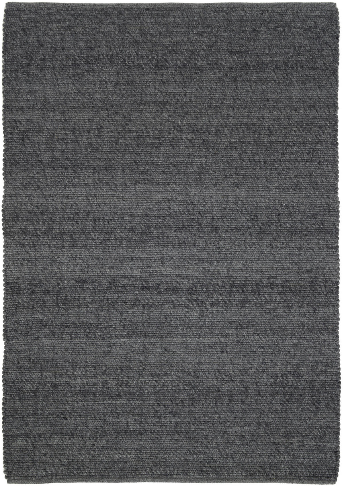 HANDWEBTEPPICH 200/200 cm Helsinki Anthrazit  - Anthrazit, Basics, Textil (200/200cm) - Linea Natura