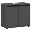 WASCHBECKENUNTERSCHRANK 63/55/34 cm  - Graphitfarben/Schwarz, MODERN, Holzwerkstoff/Kunststoff (63/55/34cm) - Germania