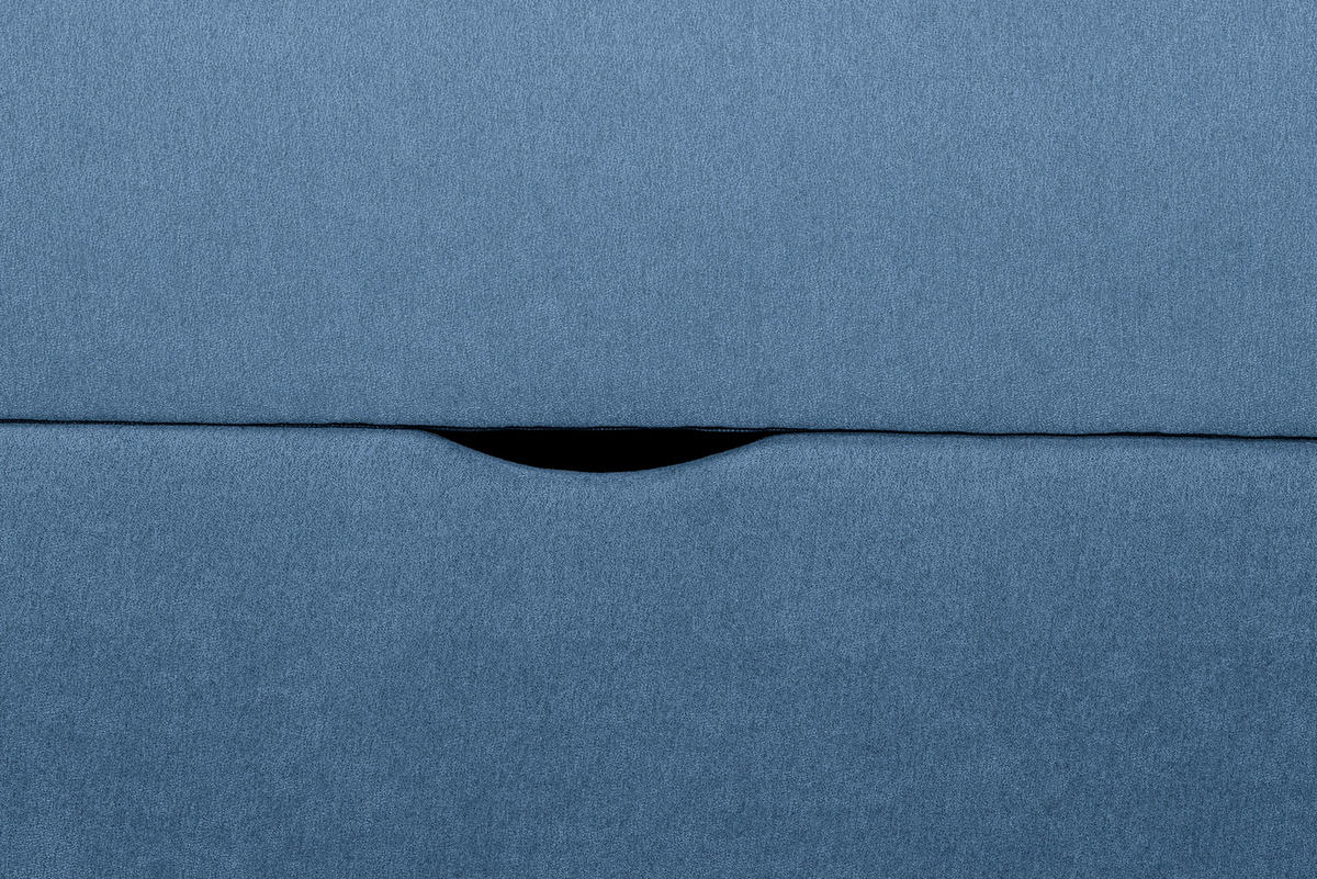 BOXBETT 180/200 cm  in Blau  - Chromfarben/Blau, Design, Kunststoff/Textil (180/200cm) - Boxxx