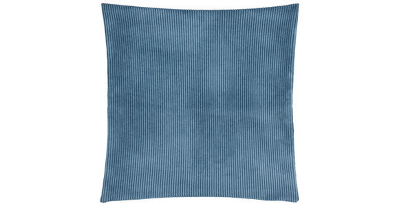 ZIERKISSEN   45/45/10 cm  - Blau, Basics, Textil (45/45/10cm) - Novel