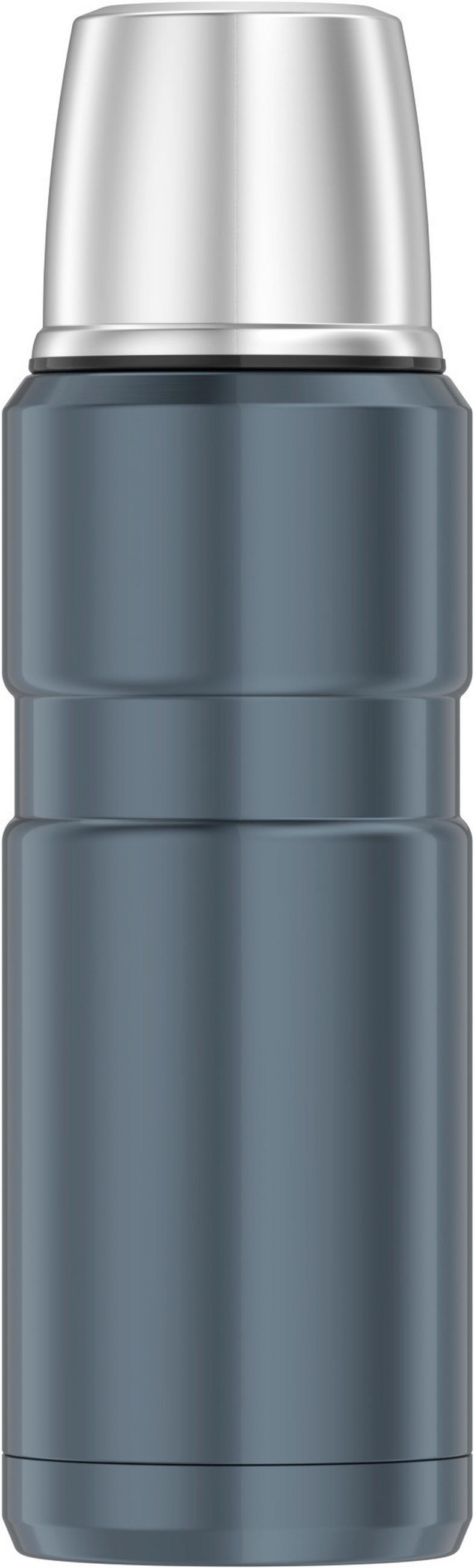 ISOLIERFLASCHE STAINLESS KING 0,47 L  - Dunkelgrau, Metall (0,47l) - Thermos