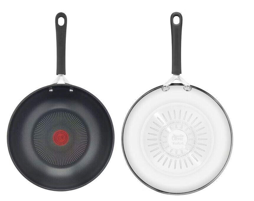 WOKPFANNE Tefal Jamie Oliver  - Schwarz Hochglanz/Anthrazit Hochglanz, Basics, Metall (49/29/11cm) - Tefal