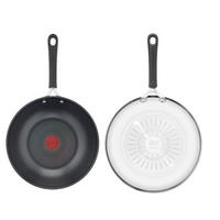 WOKPFANNE Tefal Jamie Oliver  - Schwarz Hochglanz/Anthrazit Hochglanz, Basics, Metall (49/29/11cm) - Tefal