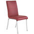 STUHL in Metall, Leder Chromfarben, Dunkelrot - Chromfarben/Beige, Design, Leder/Metall (44/95/53cm) - Dieter Knoll STUHL in Metall, Leder Chromfarben, Dunkelrot - Chromfarben/Beige, Design, Leder/Metall (44/95/53cm) - Dieter Knoll