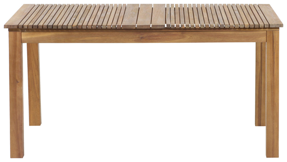 GARTENTISCH Holz Akaziefarben rechteckig  - Akaziefarben, KONVENTIONELL, Holz (150/90/74cm) - Siena Garden