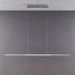 LED-HÄNGELEUCHTE - Nickelfarben, Design, Kunststoff/Metall (100-140/8/140cm) - Ambiente